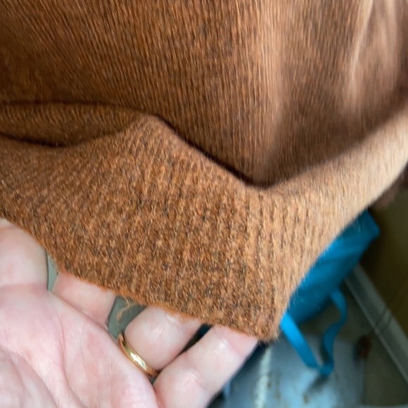 SP LOFT SIENNA BROWN LONG SLEEVE SWEATER WITH BACK CUTOUT EUC - Picture 8 of 9